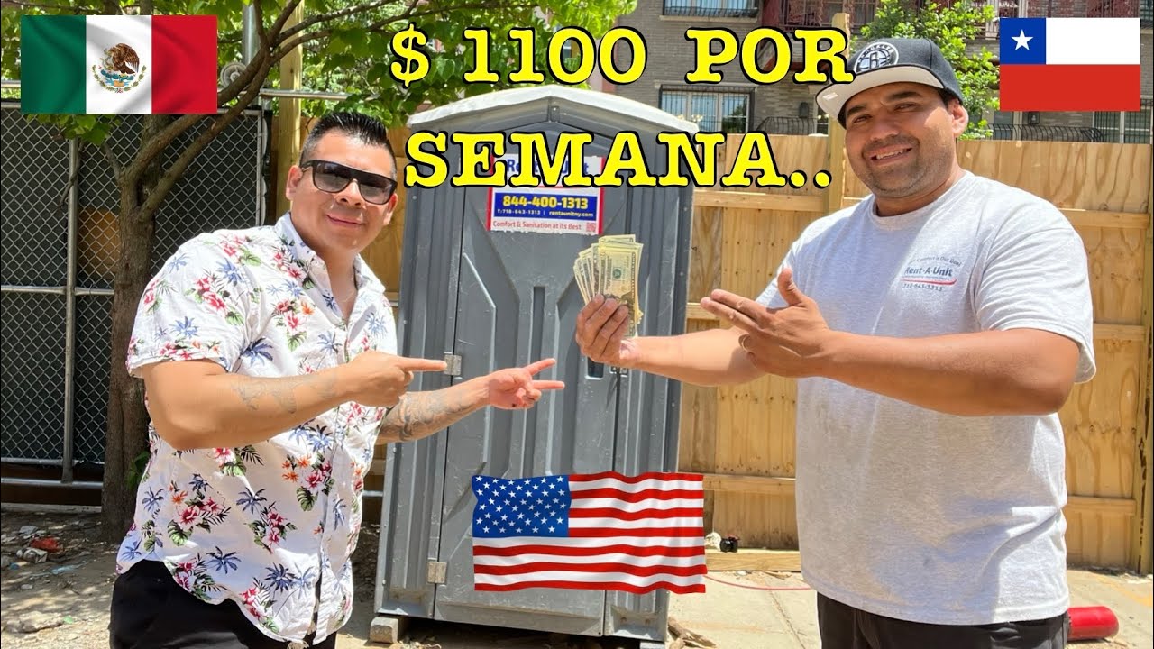 Cuánto se Gana Trabajando Limpiando Baños Portátiles en NYC..💩🚽🧼🇺🇸@Edueldealer