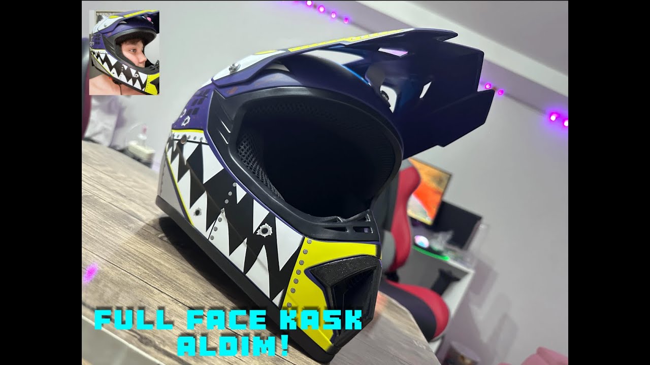 FULL FACE KASK ALDIM - KUTU AÇILIMI