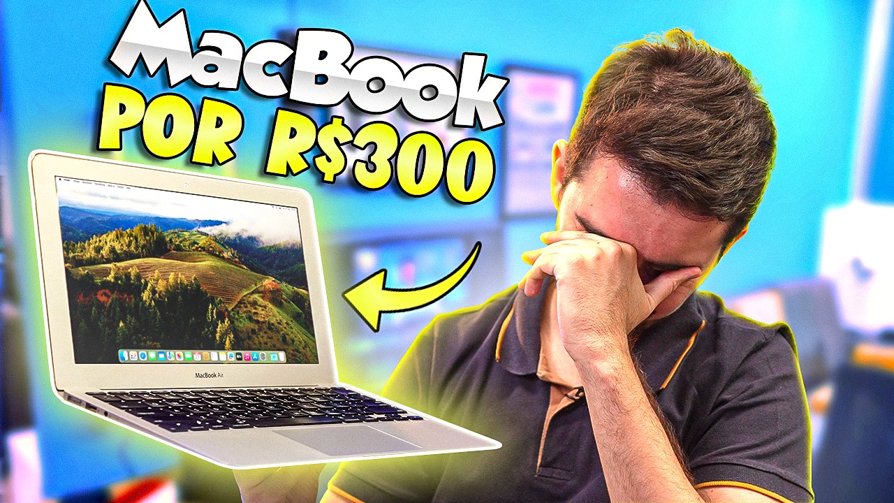 RESTAURANDO um MACBOOK AIR de R$300! Valeu a pena?