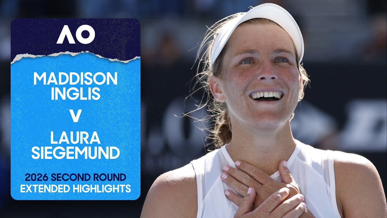 Maddison Inglis v Laura Siegemund Extended Highlights | Australian Open 2026 Second Round