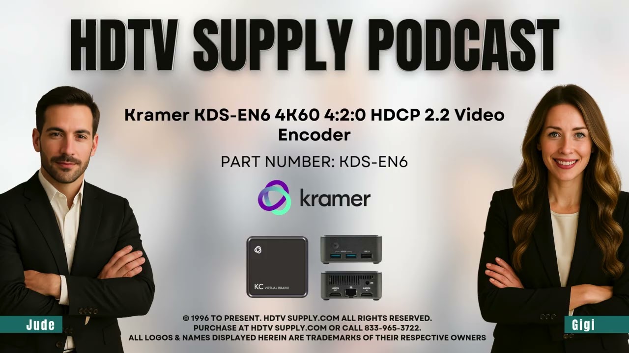 Kramer KDS-EN6 4K60 4:2:0 HDCP 2.2 Video Encoder