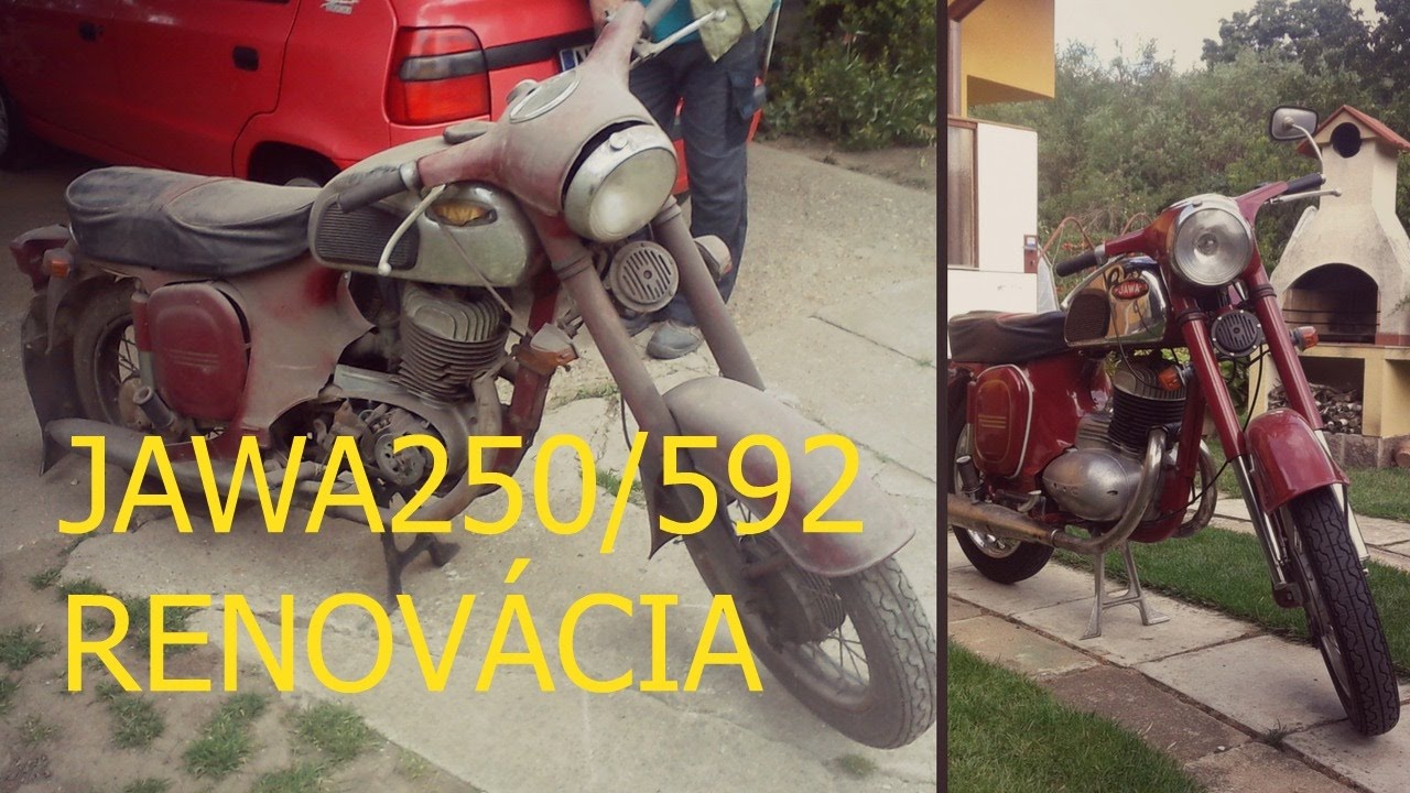 jawa 250/592 - renovácia