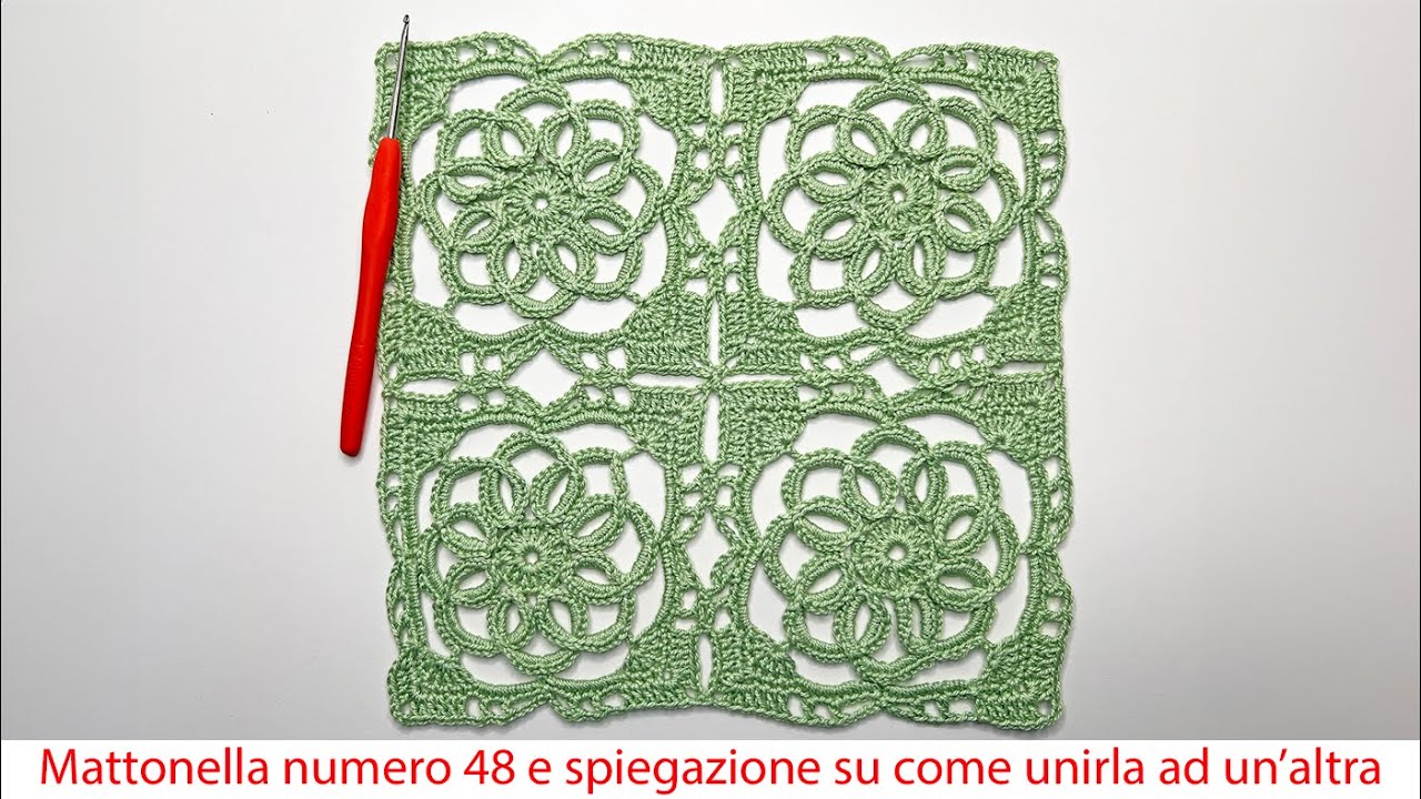 Mattonella numero 48 e spiegazione su come unirla ad un’altra