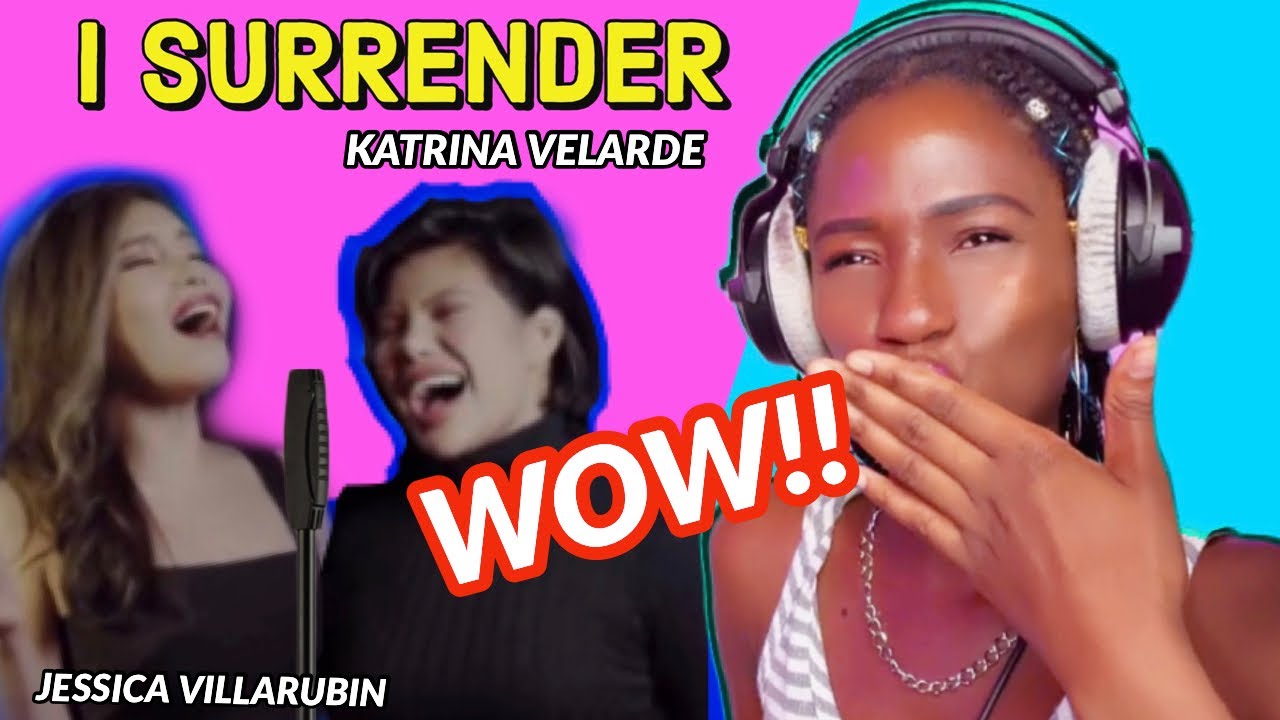 FIRST TIME REACTING TO| I Surrender - Katrina Velarde & Jessica Villarubin