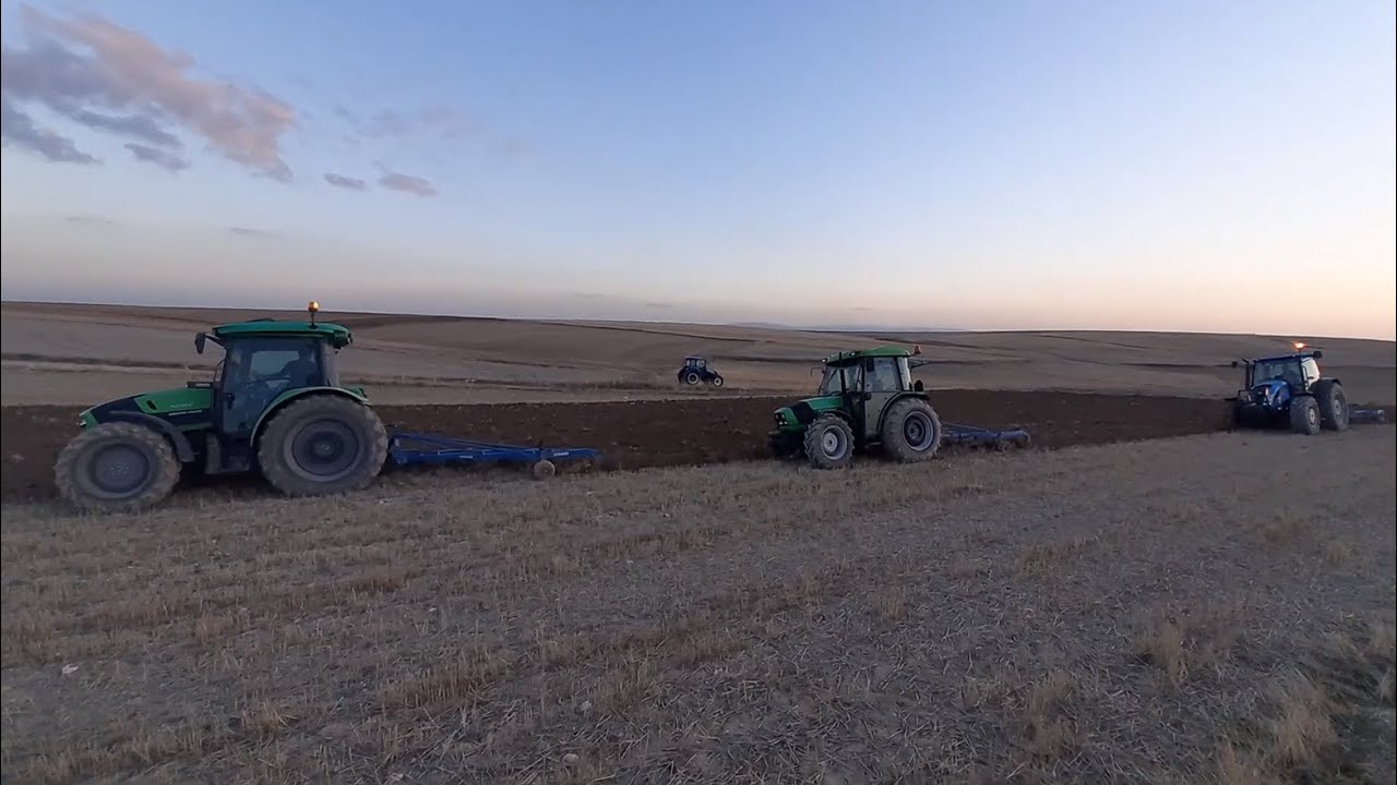 3 Traktörle Nadas | Deutz-Fahr 5120c | Landini 5-100H | Deutz-Fahr Agrolüx 410 |