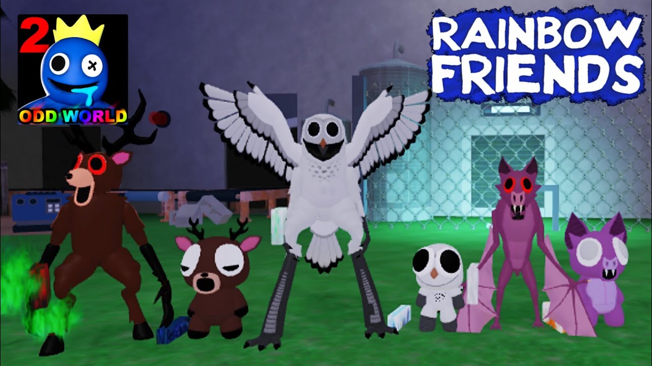 Playing As Baby Deer Owl Bat Vs Deer Owl Bat In Rainbow Friends Chapter 2 Full Gameplay 
