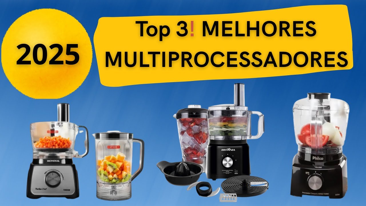 🤔Qual o MELHOR Multiprocessador? 🤔 Britânia, Philco ou Mondial?
