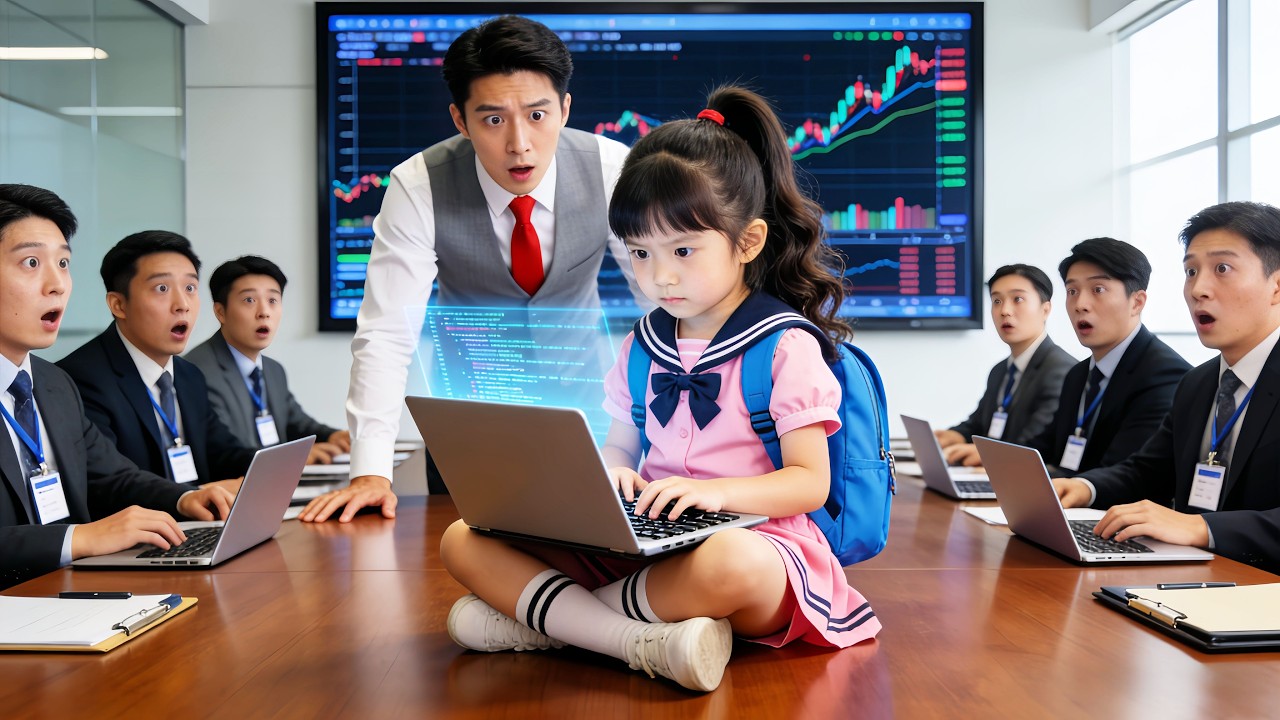 💕1000 خبير فشلوا بإنقاذ شركة CEO من الإفلاس… طفلة 5 سنوات تقلبها بثلاث ثوانٍ! الجميع مصدوم!