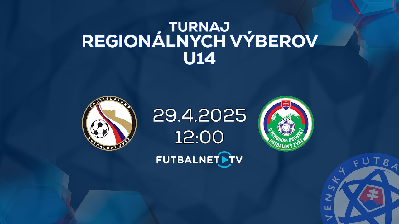Turnaj Regionálnych Výberov U14 (Apríl 2025) : BFZ - VsFZ