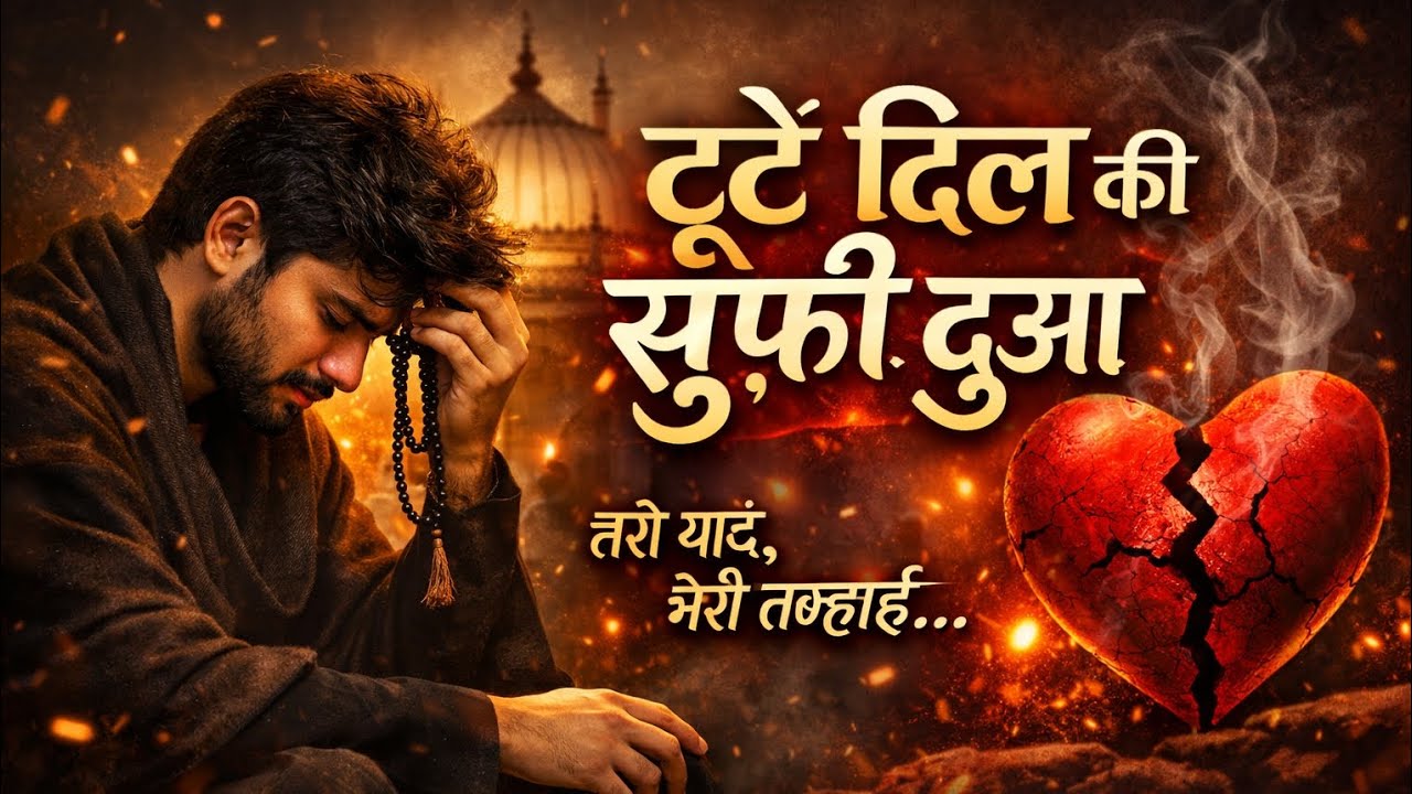 टूटे दिल की सूफ़ी दुआ 💔 | Heartbroken Sufi Song 2026 | Sad Sufi Qawwali | Emotional Hindi Song
