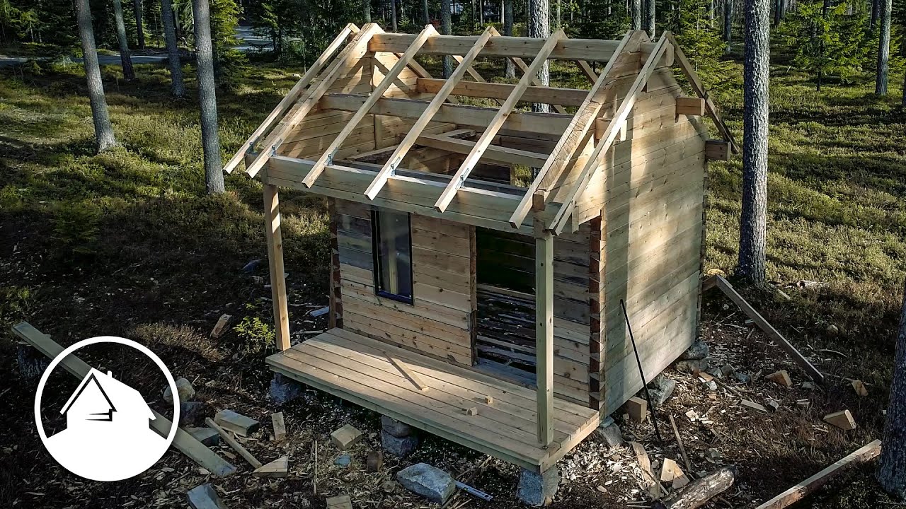 Project log cabin | The porch & rafters