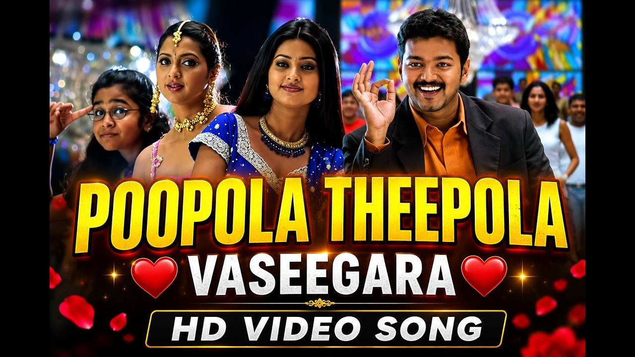 Poopola Theepola | Vaseegara |Tamil Movie | HD Video Song| Vijay | Sneha