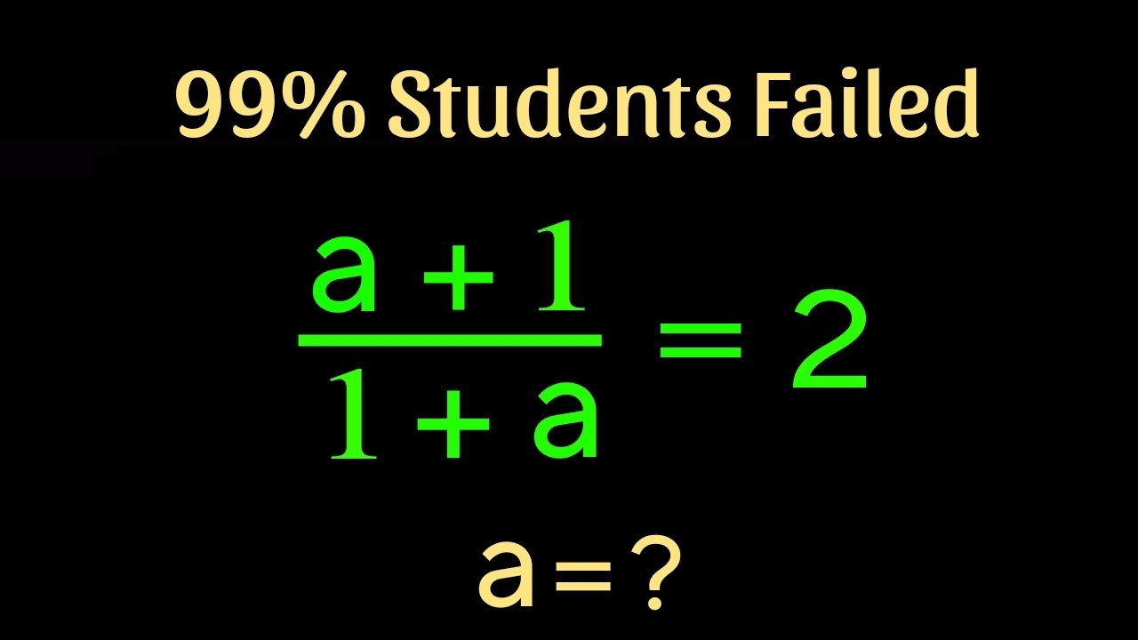 Solving a 'Harvard' University entrance exam question