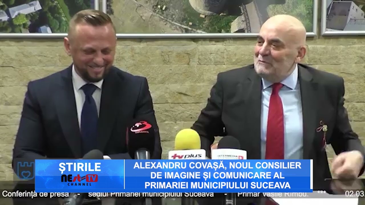 Alexandru Covașă, noul consilier de imagine și comunicare al primariei municipiului Suceava