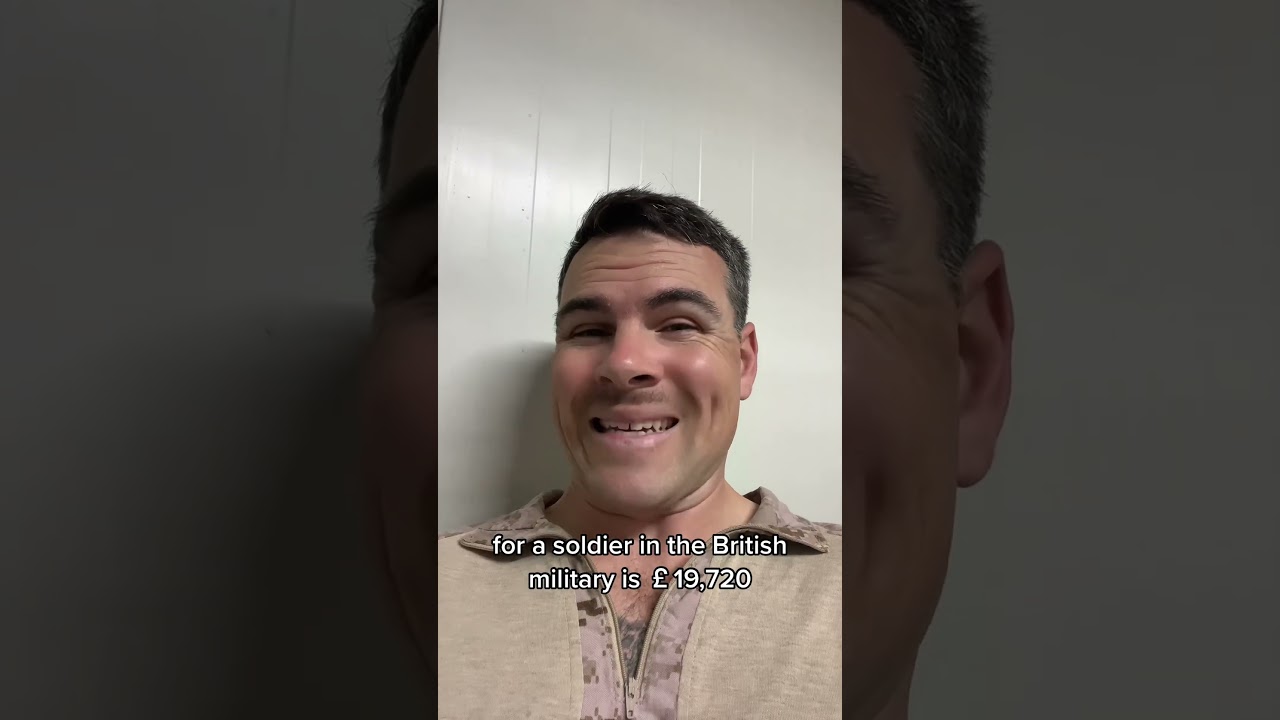 Do you know the average yearly salary for a British soldier? #military #marine #army #soldier