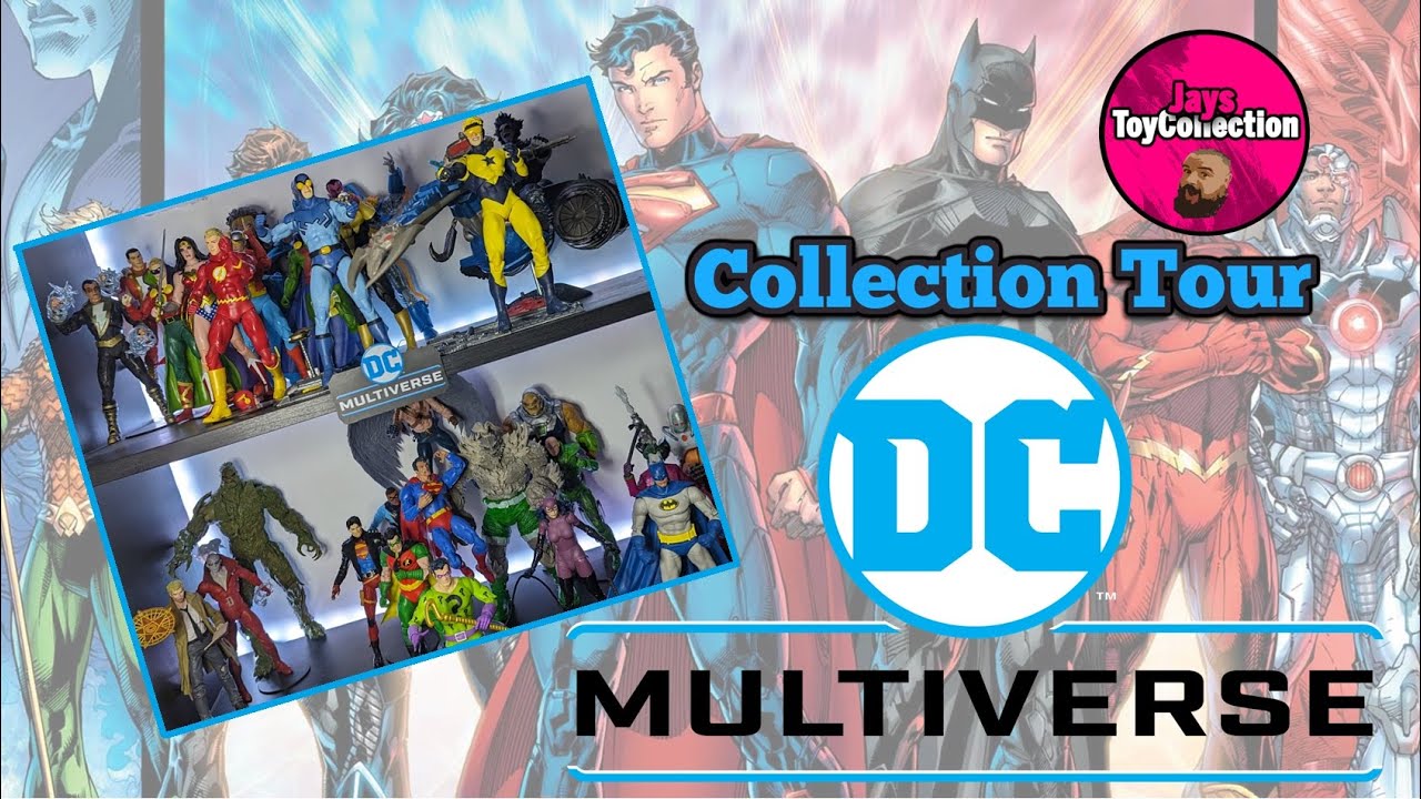 Action Figure Collection Room Tour 2024 McFarlane DC Multiverse Edition Batman & Friends !!