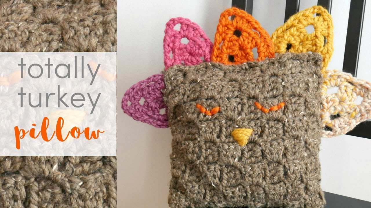 How To Crochet The Totally Turkey Pillow