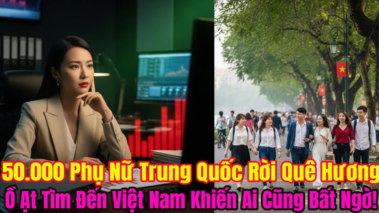 Chấn Động: 50.000 Phụ Nữ Trung Quốc Rời Quê, Ùn Ùn Chọn Việt Nam Vì Lý Do Khó Tin!