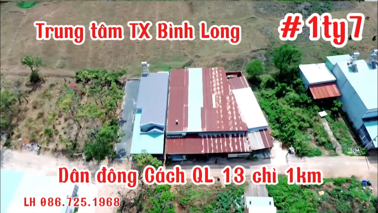 (51) 1ty7 | Nhà Trung Tâm Thị Xã Bình Long mặt tiền 15m Ra QL 13 chỉ 1km LH 0867251968 @bdsbinhphuoc