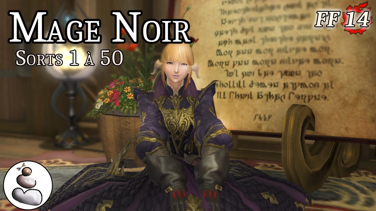 [FF14] Tuto Mage Noir Sort 1 à 50 [FR]