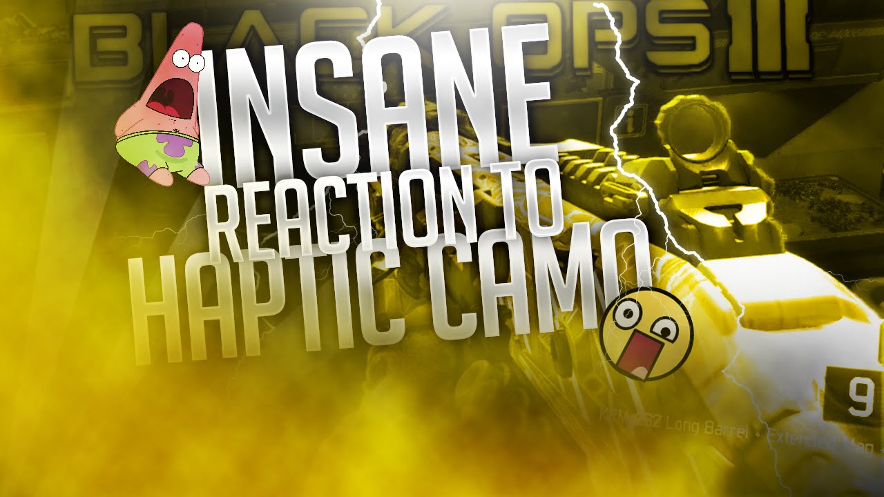 INSANE REACTION TO HAPTIC CAMO!!