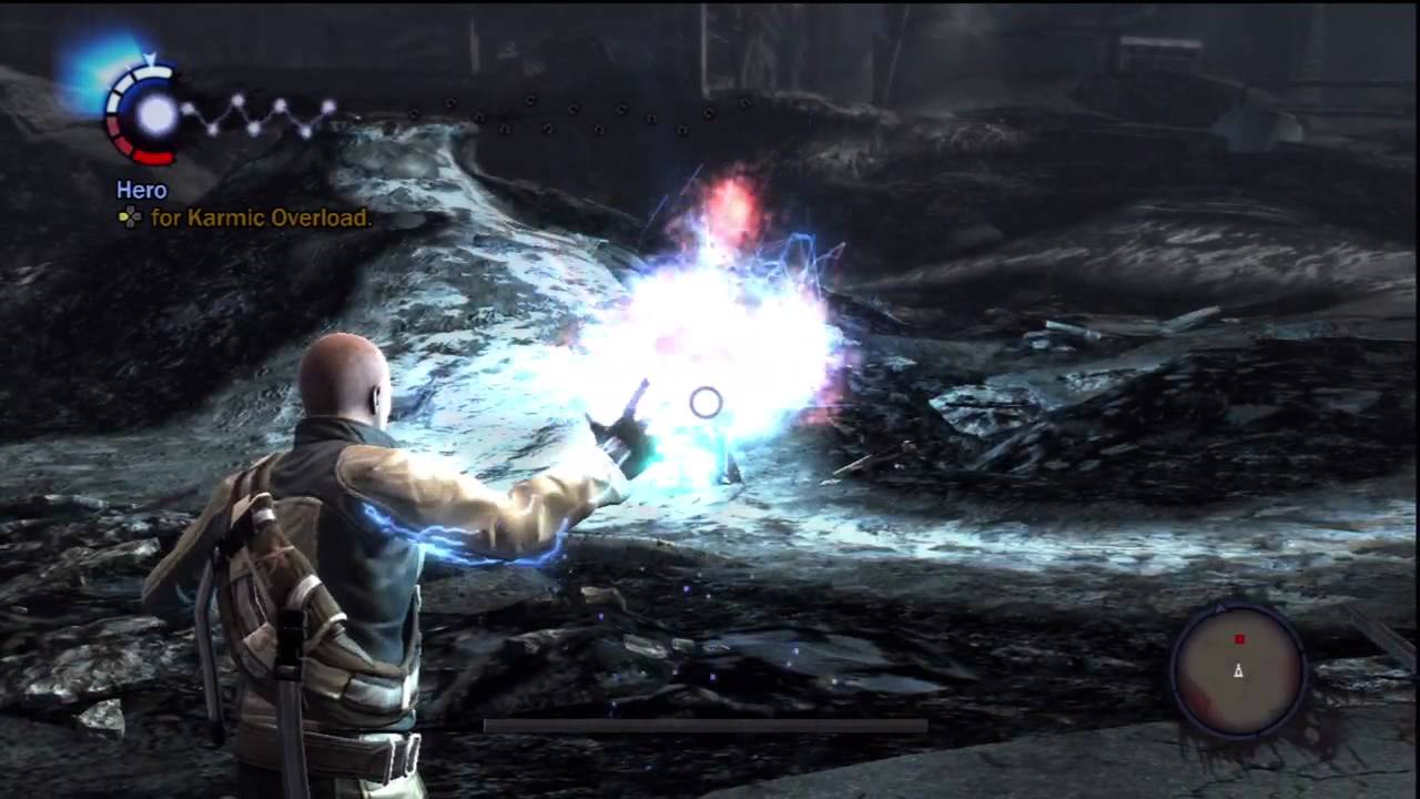 Cole vs Kessler Infamous 1 boss battle hero version