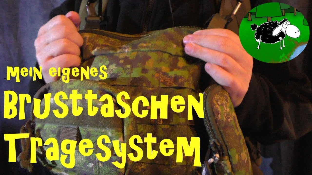 brusttaschen tragesystem ohne rückengurt / DIY / MYOG