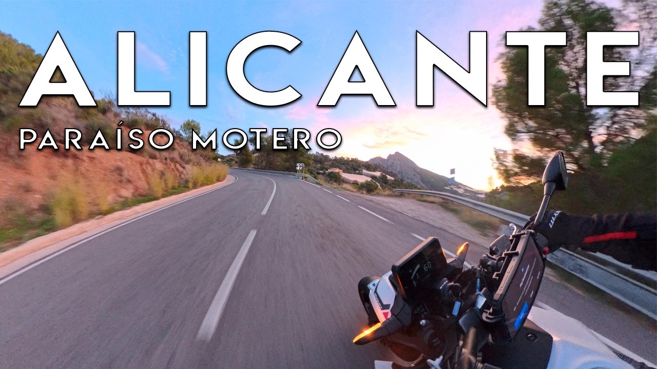 ESTE es el MEJOR PLAN en moto por ALICANTE 😁 | Les MARINES ROADBOOK