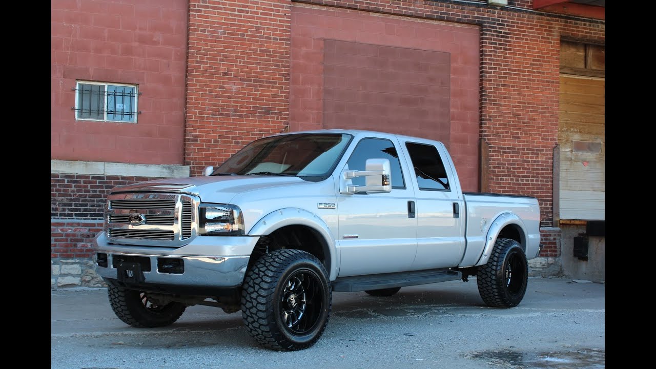2006 Ford F250 4x4 Powerstroke Lifted on 20x12s and 35s For Sale 816 Diesel, downtown Kansas City