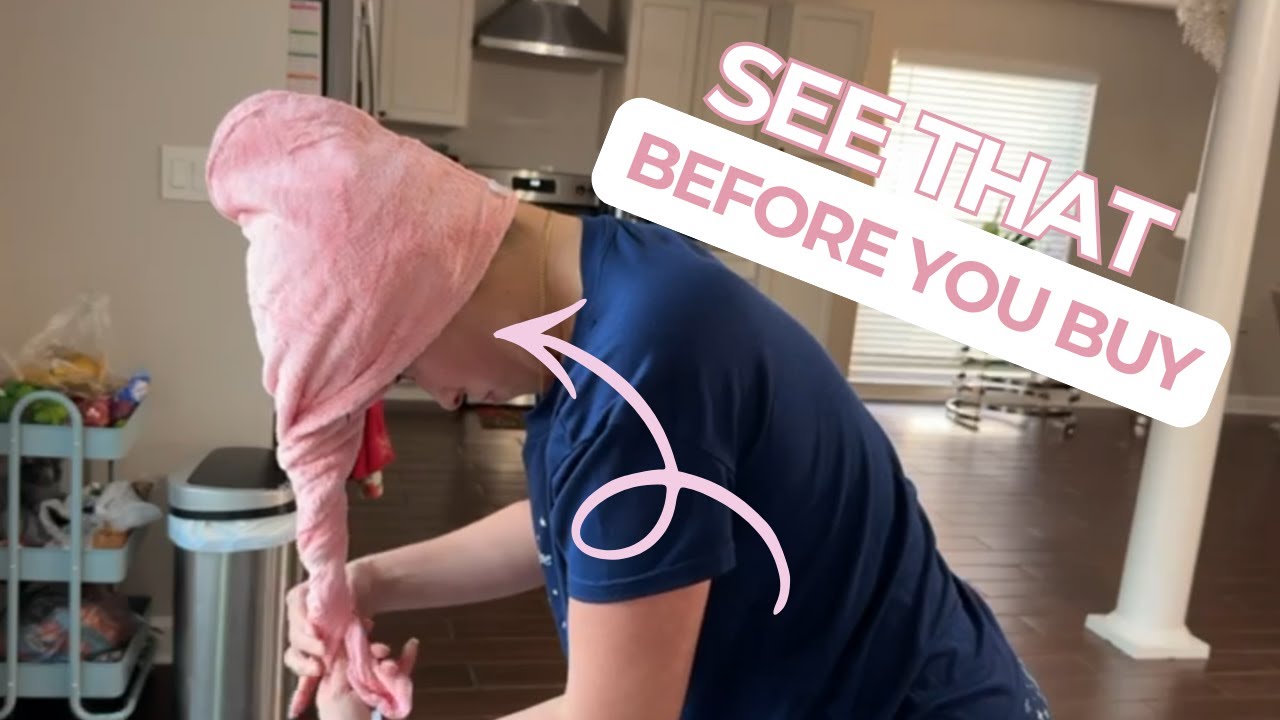 This is how I use my Hicober Microfiber Hair Towel Wrap