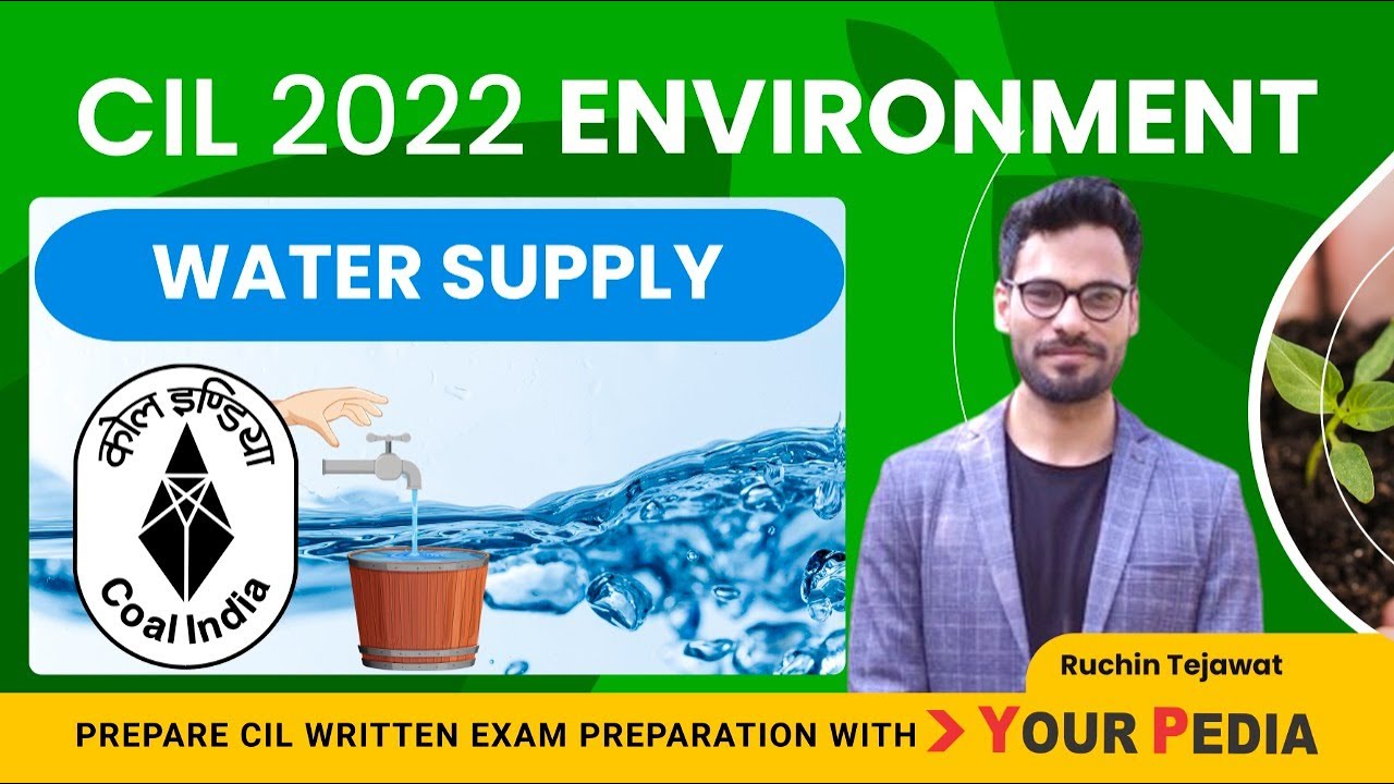 Water Supply | CIL Environment Exam preparation | MT Written  exam syllabus & preparation