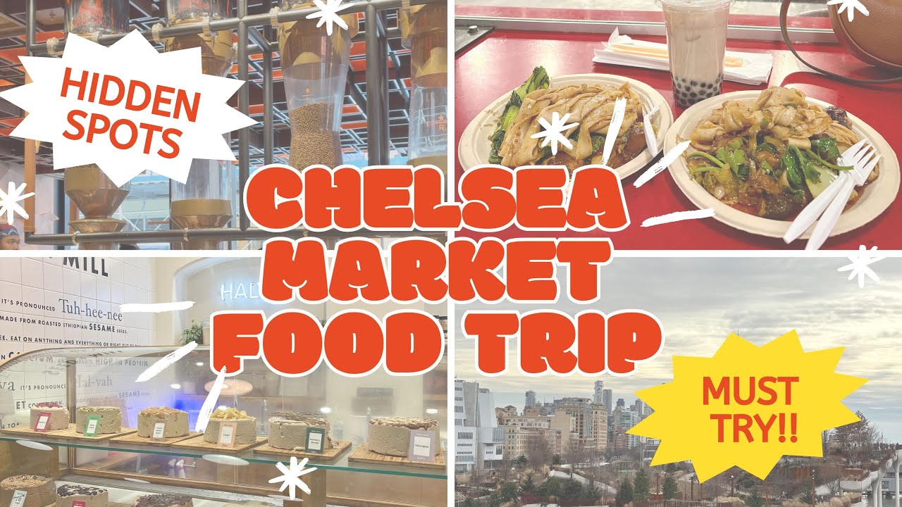 Chelsea Market Food Tour: Fresh Noodles, Vegan Desserts & Scenic NYC Views!