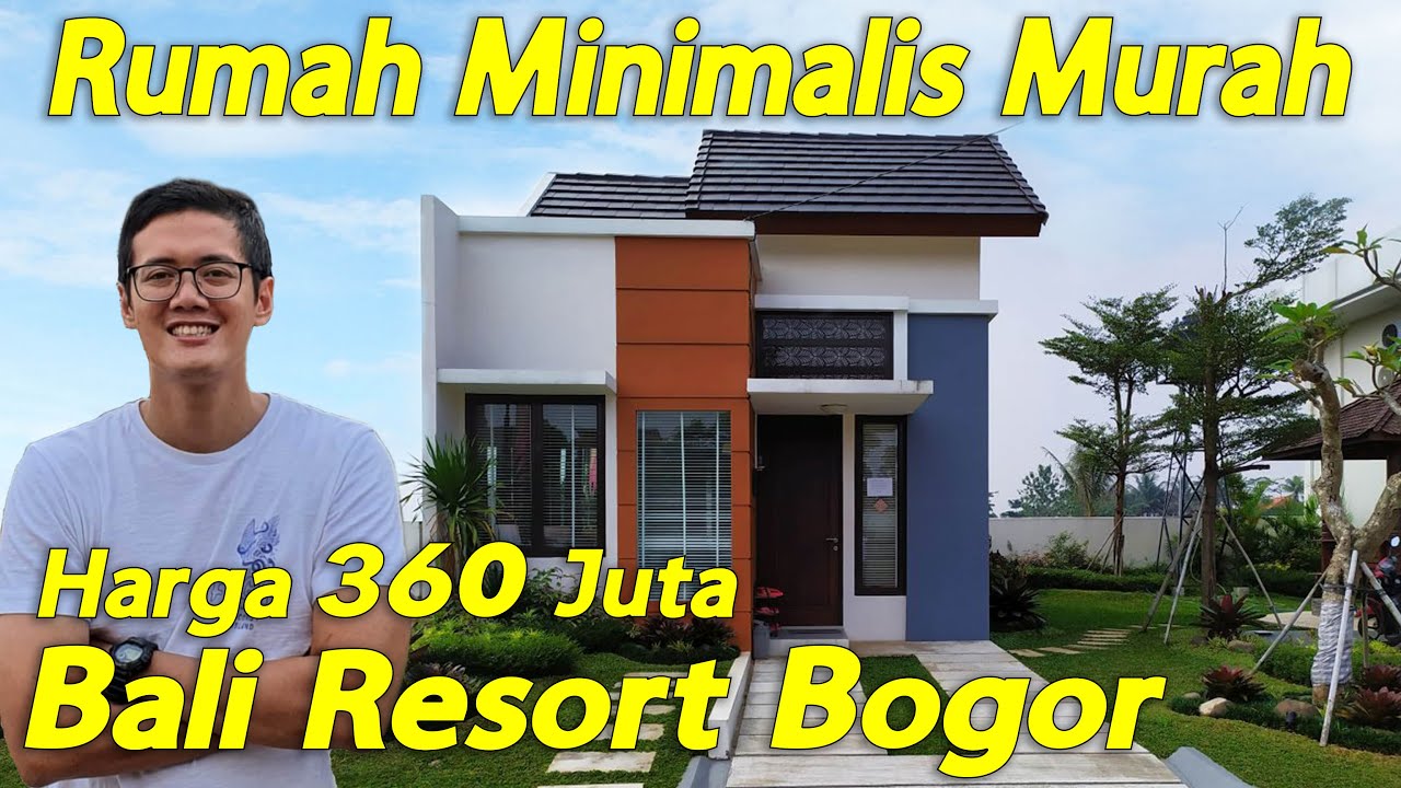 Rumah Minimalis Murah Harga 360 Juta Bali Resort Bogor, Luas Tanah 66