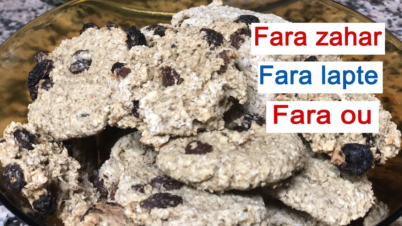 BISCUITI CU OVAZ 🥞 fara zahar si faina- VEGAN