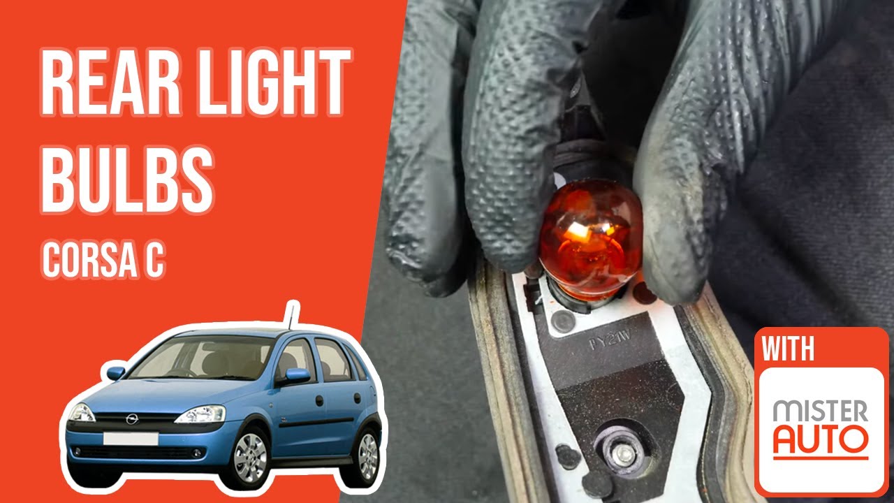 How to replace the rear light bulbs Corsa C / mk2 💡