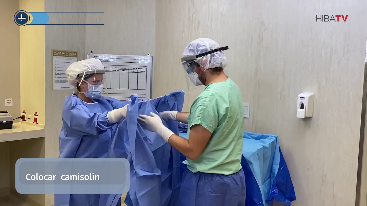 Elementos de protección personal equipo quirúrgico - Hospital Italiano de Buenos Aires