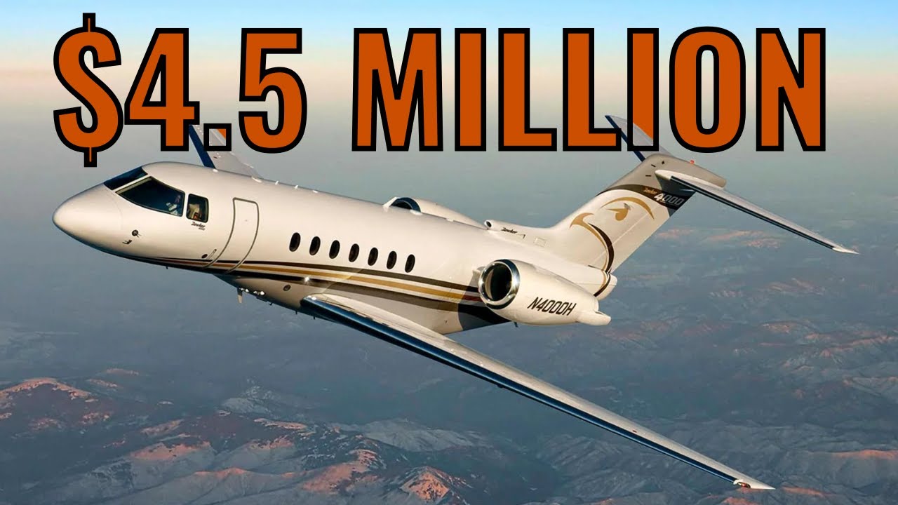 Inside the $4.5M Hawker 4000  King Luxury Private Jet & Bombardier Learjet 60XR Reveal