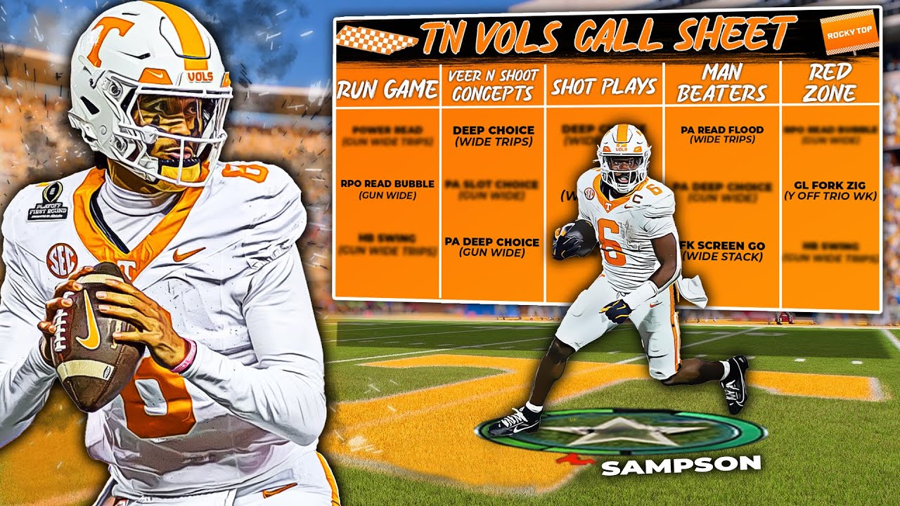 Tennessee's Veer N Shoot Offense Is  Is The Most ADVANCED In College Football