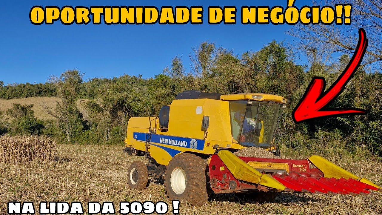COLHEITA DE MILHO SAFRINHA; TC 5090 !!