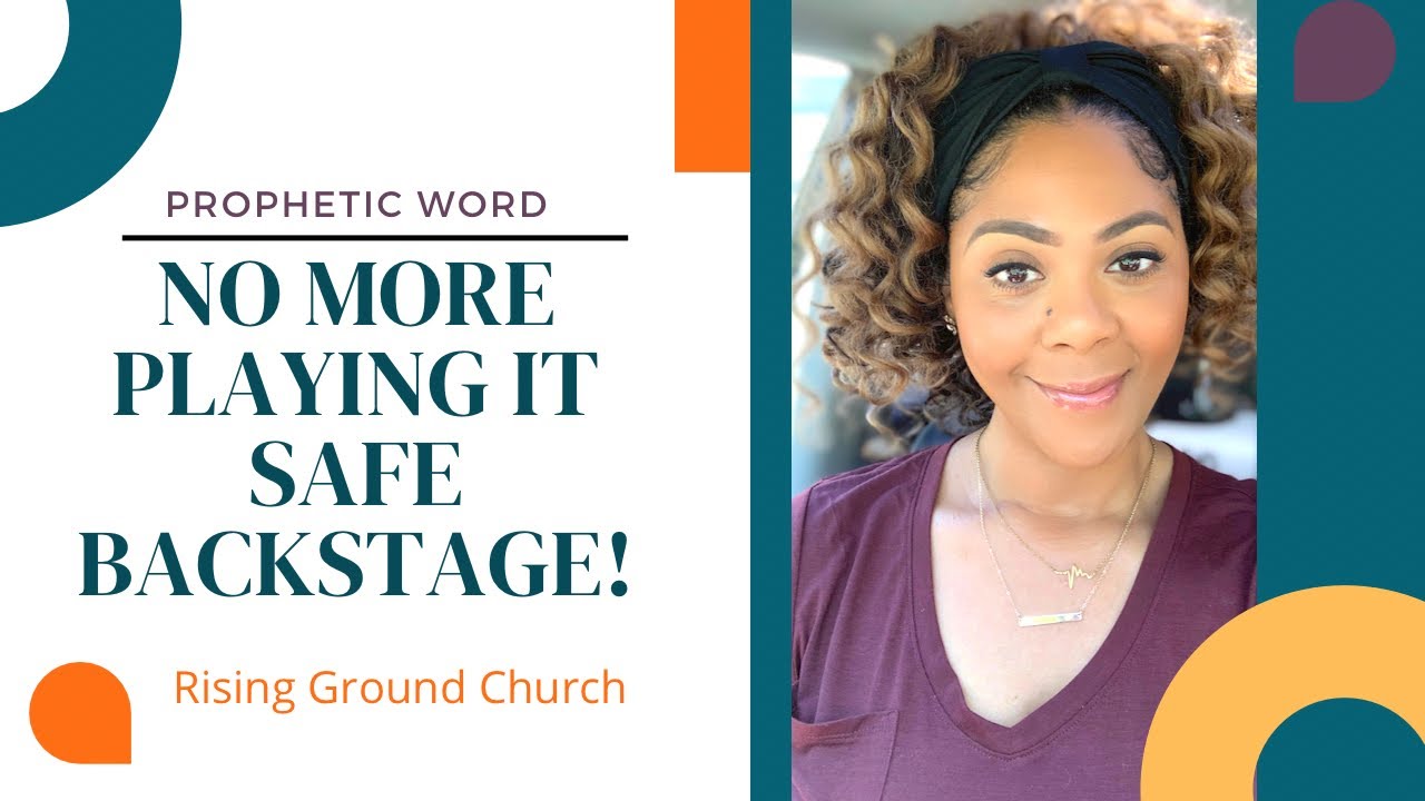 PROPHETIC WORD: YOU HAVE BEEN BACKSTAGE FOR TOO LONG #holyspirit #centerstage
