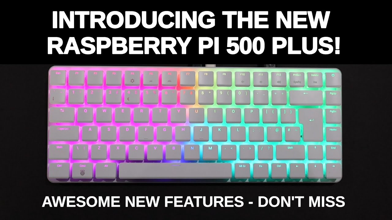 ТОЛЬКО ЧТО ВЫШЕЛ СОВЕРШЕННО НОВЫЙ RASPBERRY PI 500 PLUS !!!