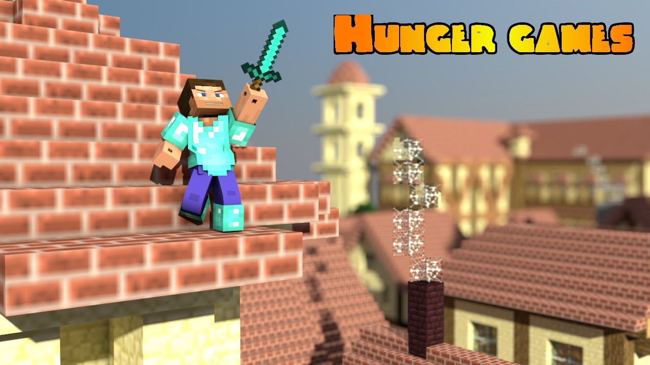 Minecraft PE Hunger Games ! : Diamond Sword !