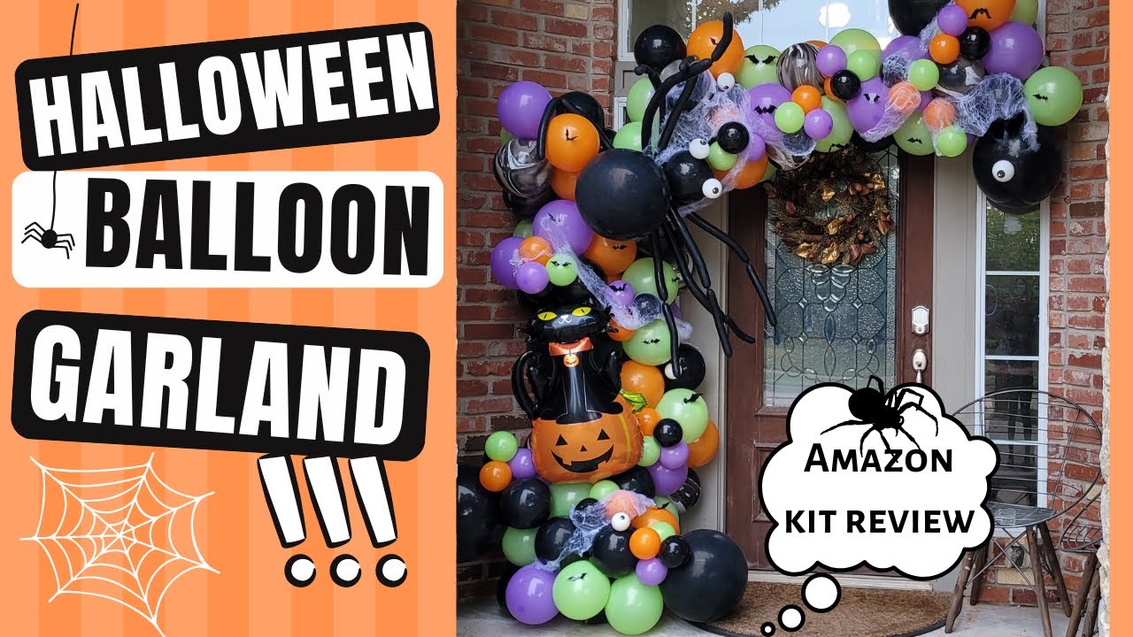 How to: Halloween Balloon Garland