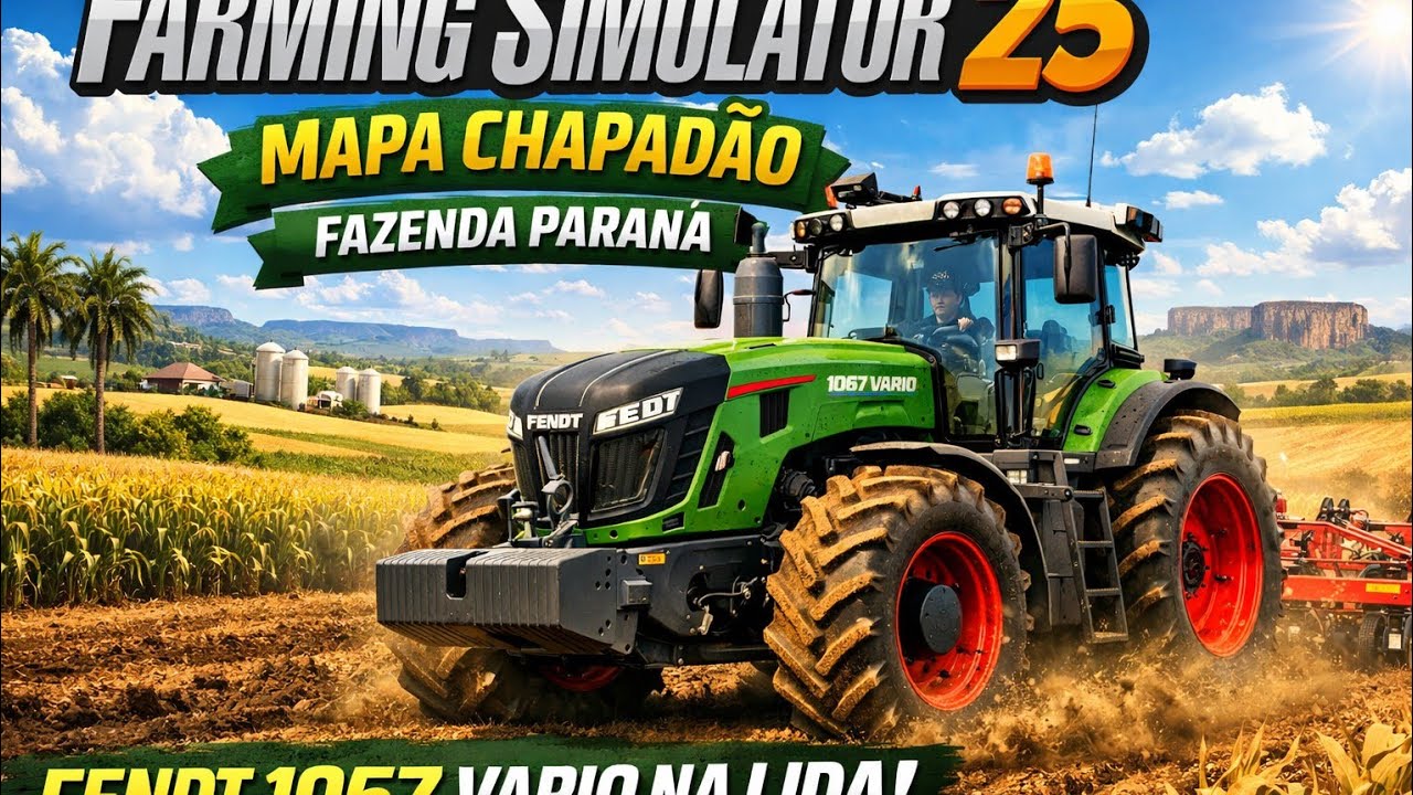 Farming simulator 25 | mapa chapadão | fazenda paraná
