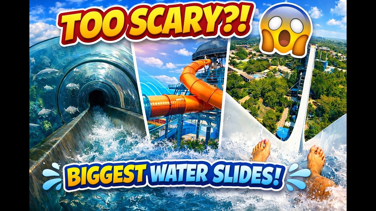 Top 10 SCARIEST waterslides on EARTH