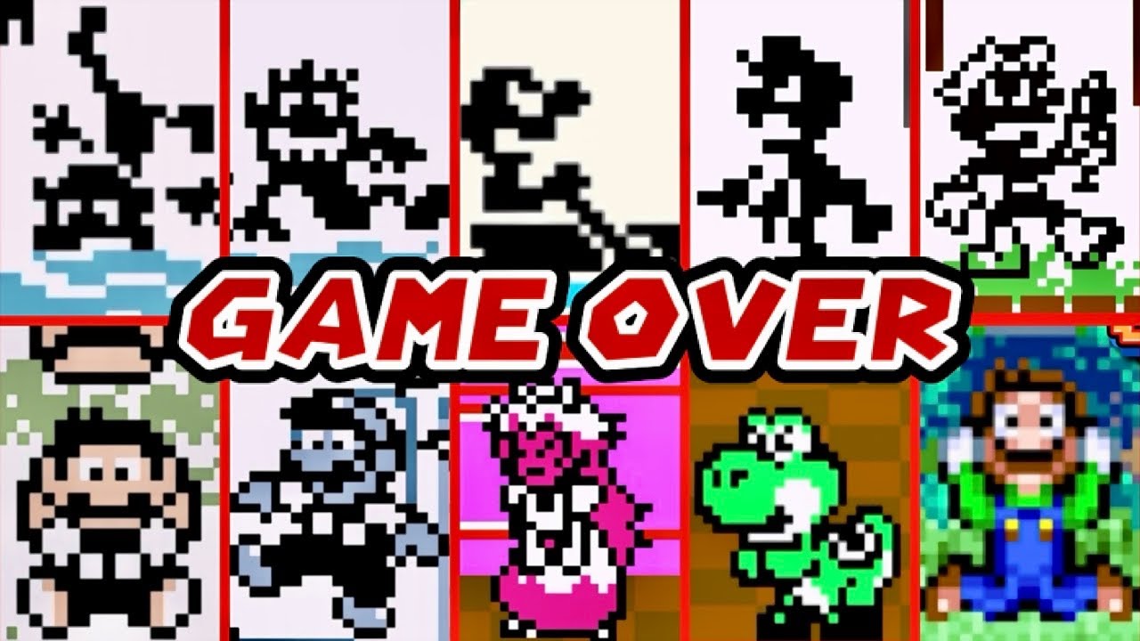 Evolution of Nintendo Game & Watch Gallery Series Game Over Screens [Mega Video]
