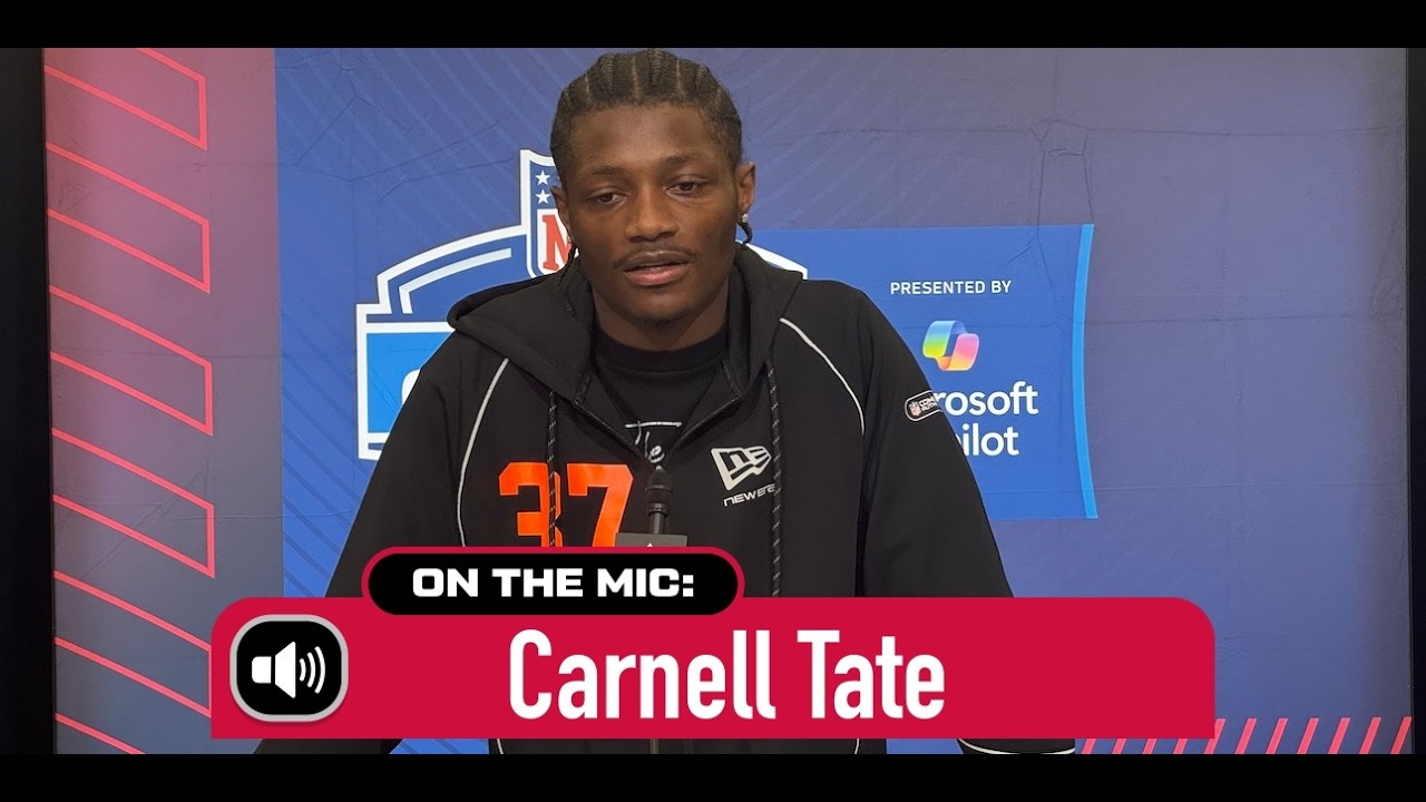 Ohio State's Carnell Tate explains why he's the best wide receiver in the 2026 NFL Draft