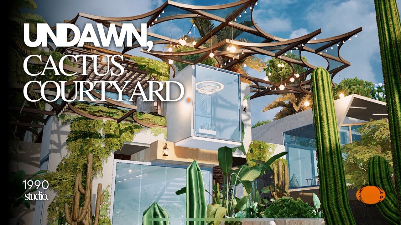 Cactus Courtyard, Undawn