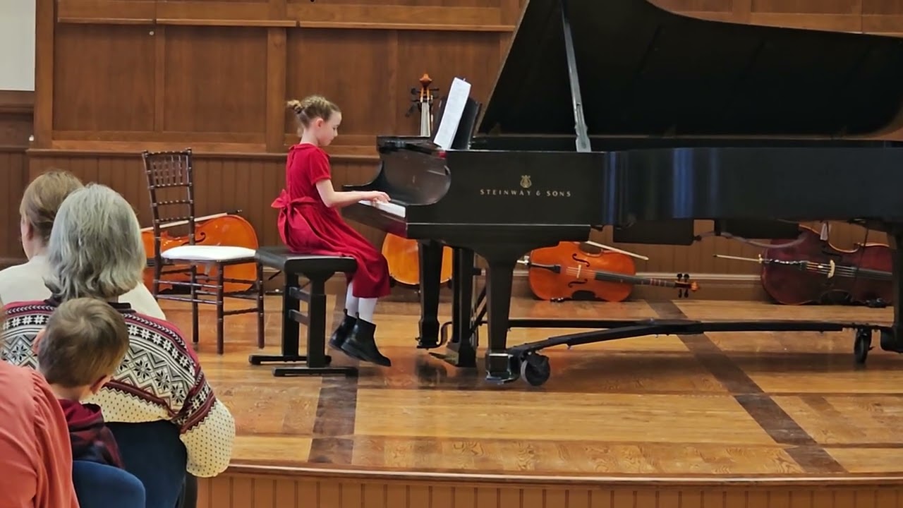 Piano soloist, Rockin' Robin, March 2025