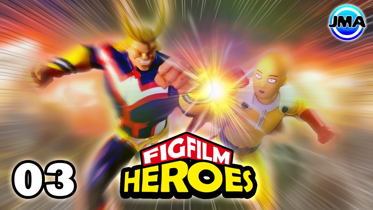 FIGFILM Heroes EP 03: All Might vs Saitama 💥 MY HERO x ONE PUNCH / Stop Motion / JM Animation